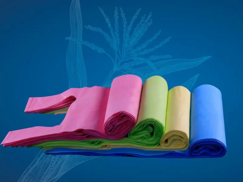 [BAFK1832] [BAFK1832-R3M4S1] BOLSA ALTA FUELLE CAMISETA POLIPAPEL KILEADA COLORES SURTIDOS MEDIDA 18 X 32 - 1 KG / TAMAÑO: MINI