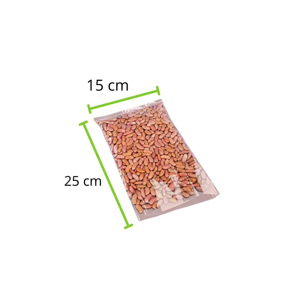 [BPL1525C30-R1M4S1] BOLSA CELOFAN POLIPROPILENO LISA 15X25 CALIBRE 30- PAQUETE 100 PZAS